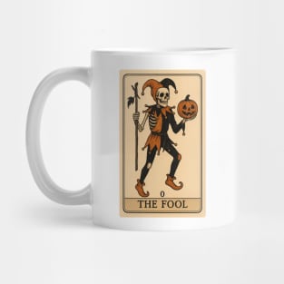 The Fool – Halloween Tarot Skeleton Mug